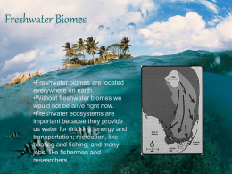 Fresh Water Biomes
