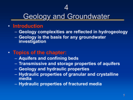 Confined aquifer