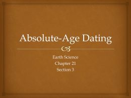 Absolute-Age Dating