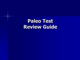 Paleo Test Review