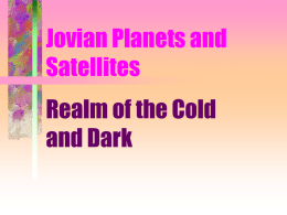 Jovian Planets and Satellites