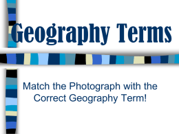GeoTerms - Cobb Learning
