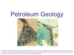 Petroleum Geology Presentation