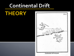 Continental Drift PowerPoint