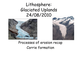 Lithosphere: Glaciated Uplands 24/08/2010