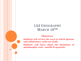 1A2 Geography March 10th