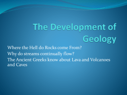 The Development of Geology - in a secure place with other