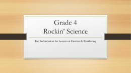 4th Grade Rockin` Science