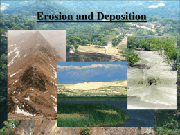 Erosion and Deposition - PAMS