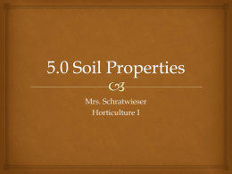 5.0 Soils