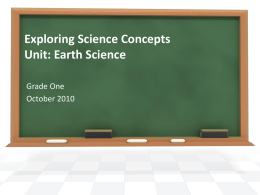 Exploring Science Concepts - RSDScience