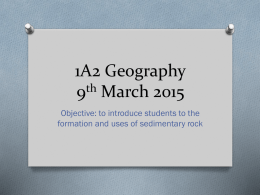 1A2 Geography 9th March 2015