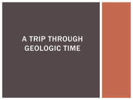 Geologic Time - Logan County Schools