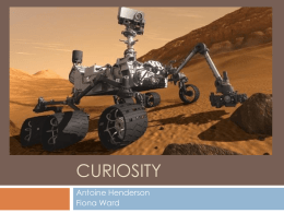 Curiosity - columbusastronomy