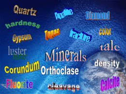 Minerals Powerpoint with notes