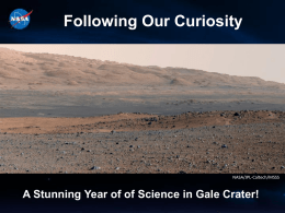 Curiosity`s Year of Science