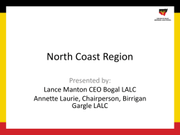 Native Title Claims in North Coast Region