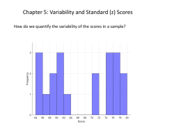 Chapter 5: Variability
