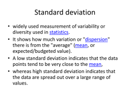 Understanding standard deviation File