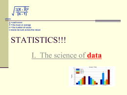 statistics!!!