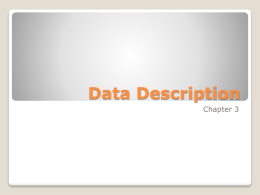 Data Description