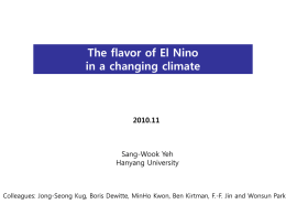 El Nino - Clivar