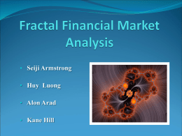 Fractal Financial Market Analysis