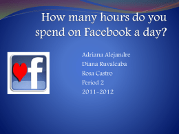 How many hours do you spend on Facebook a day?