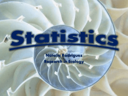Statistics - University of Miami