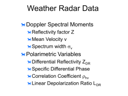 Weather Radar Data