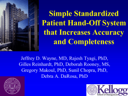 Simple Standardized Patient Hand