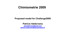 Chimiometrie 2009