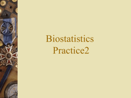 Biostatistics General Practice