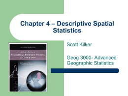Chapter 4 – Descriptive Spat