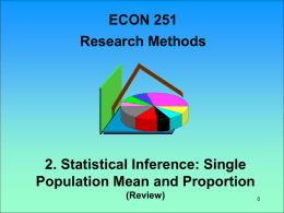 2. Statistical Inference