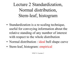 Lecture 1: What to learn ?