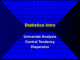 Intro to Stats