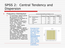 SPSS2CentralTendencyandDispersion