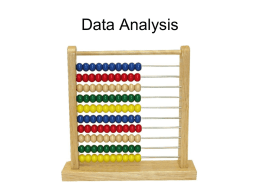 Data Analysis 1