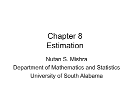 LectureNotes(Chapter8) - University of South Alabama