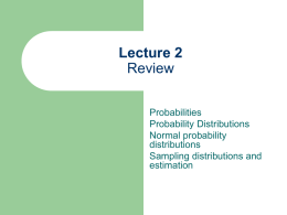 Lecture 2 Review