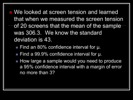 Section 10.2 Significance Tests