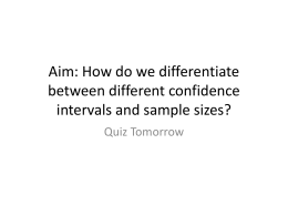 lesson32-review of all confidence interval