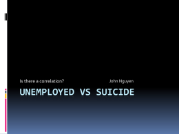 Unemployed vs Suicide - ancasterdatafarruggia