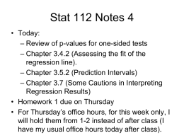 Stat 112 Notes 3