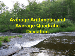 Average quadratic deviation