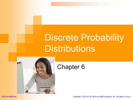probability distribution. - McGraw Hill Higher Education
