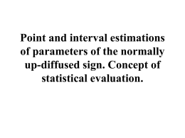 07-Point and interval estimations of parameters of the normally up