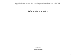 STAT05 – Inferential Statistics