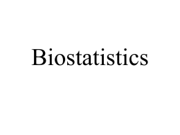 Biostatistika